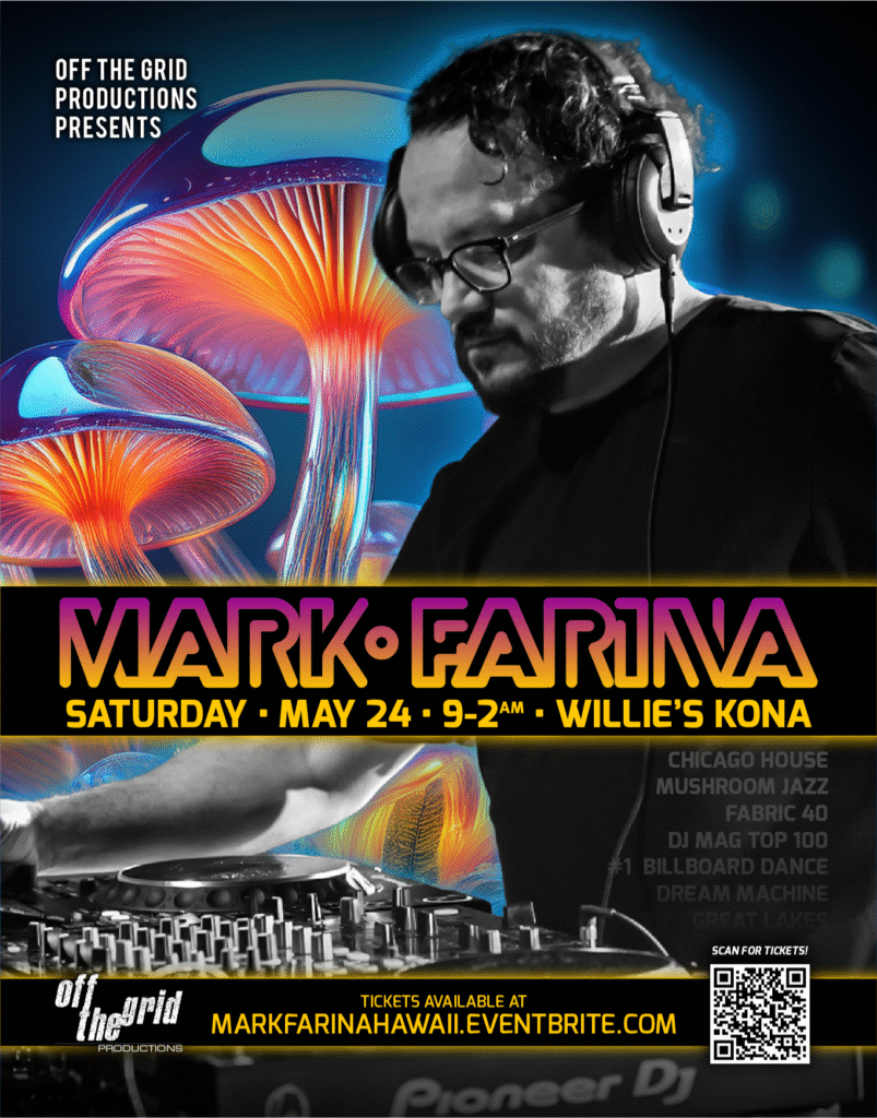 Mark Farina Saturday May 24th 2025 @ Willies Hot Chicken